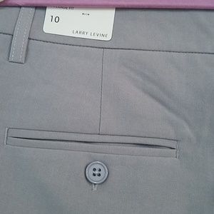 NWT SZ 10 grey shorts by Larry Levine